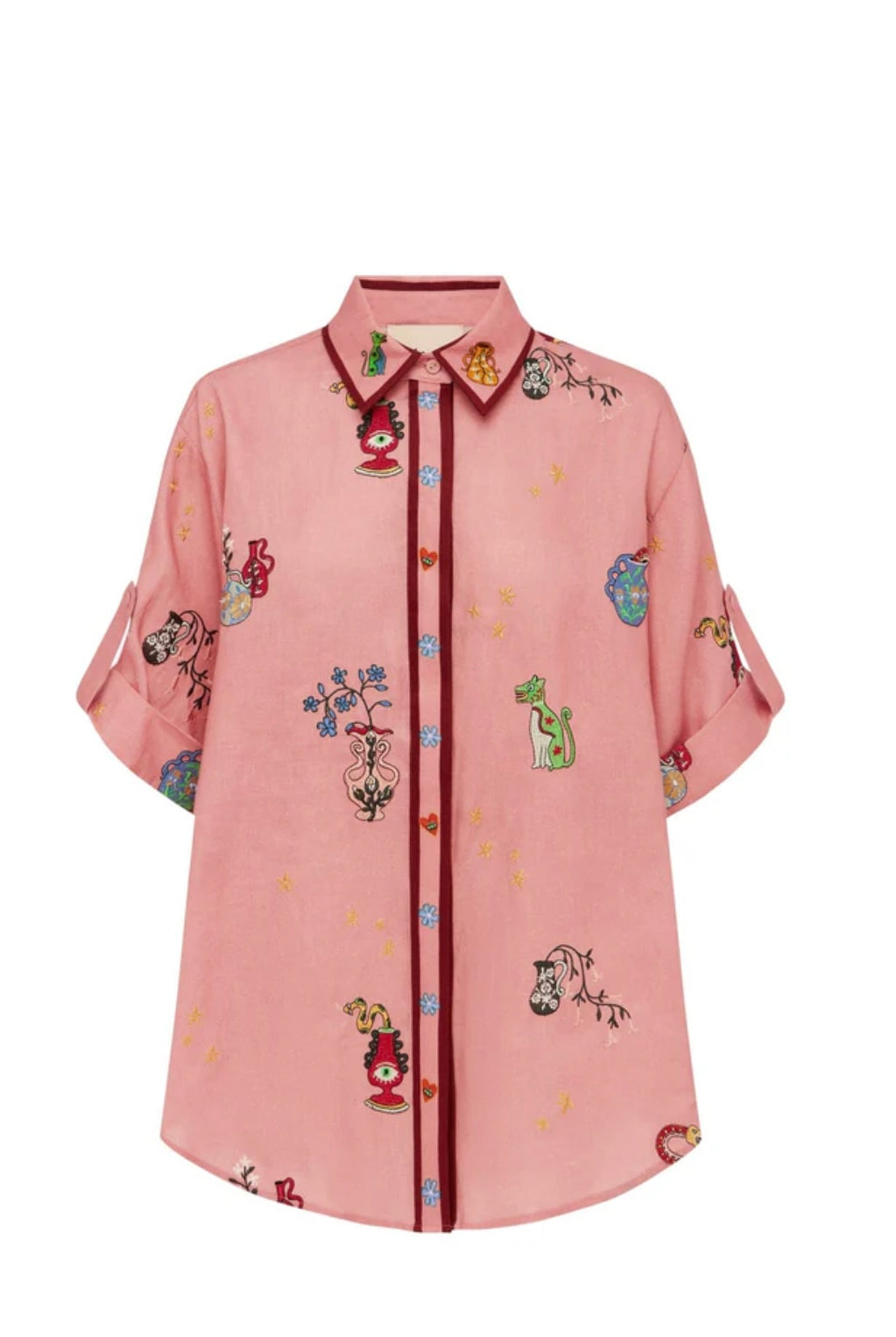 Image of the Alemais Timmy Embroidered Shirt