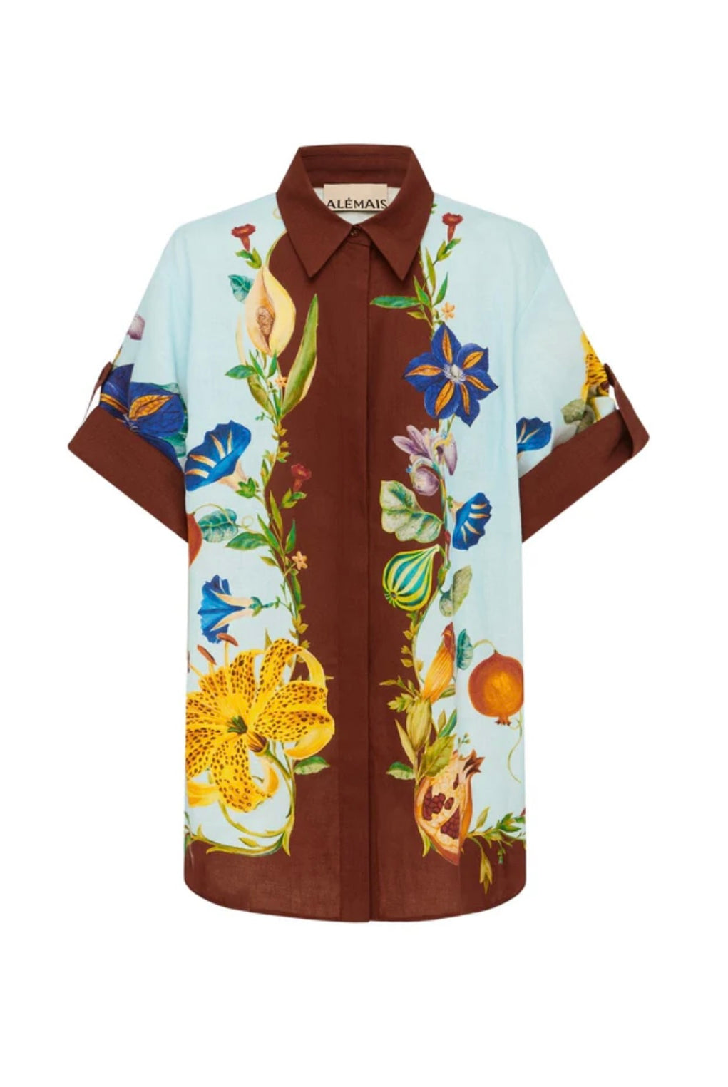 Image of the Alemais Dahlia Floral Top