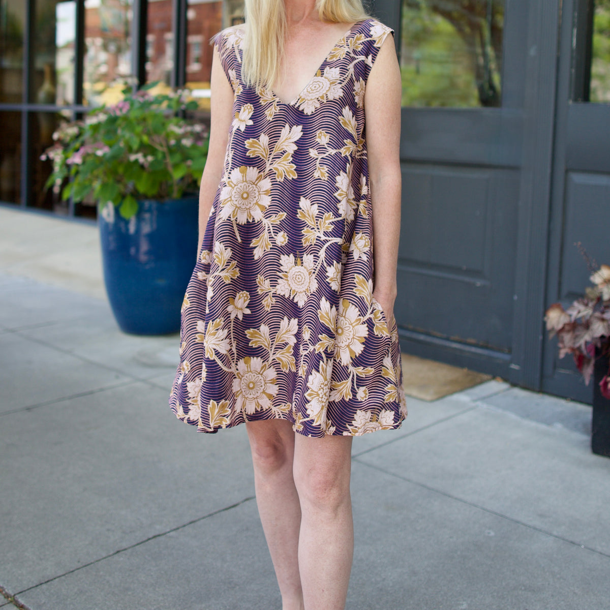 wild zinnia linen chloe dress Tuckernuck