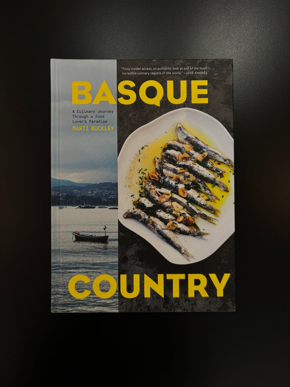 Marti Buckley's Basque Country: a hardcover cookbook and cultural portrait of San Sebastián's pintxos, txokos, and wood-fired traditions. Insider-written, ingredient-driven, essential.