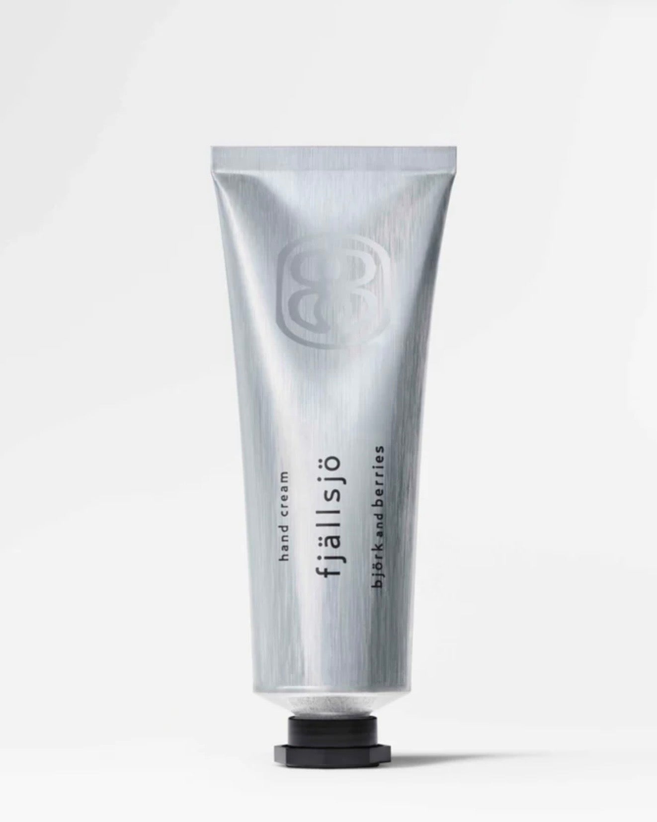 Image of BJORK AND BERRIES Fjallsjo luxury personal fragrance hand cream with notes of Ambrette, Magnolia and Musk in an aluminum tube