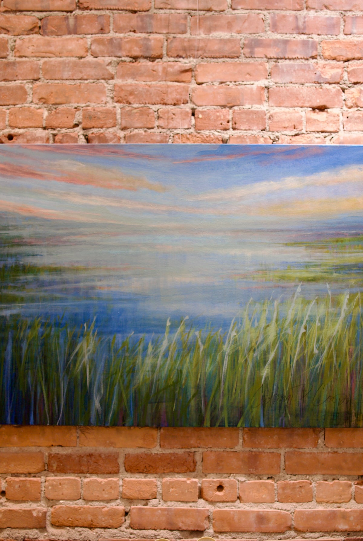 Cathryn Cooper Land Air Water original artist one-of-a-kind Appalachian landscape