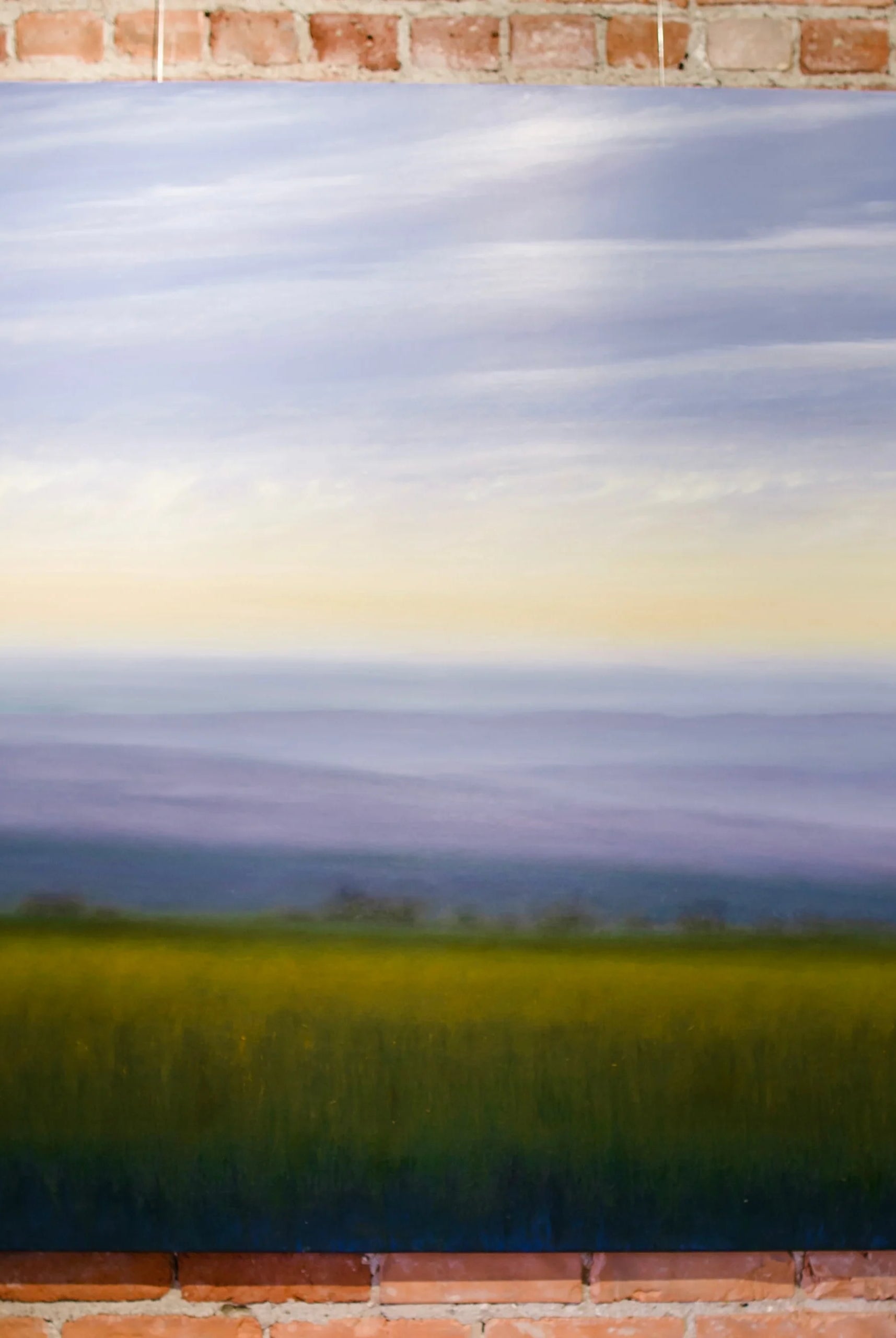 Image featuring an original oil on canvas by North Carolina artist David Goldman “After the Rains”