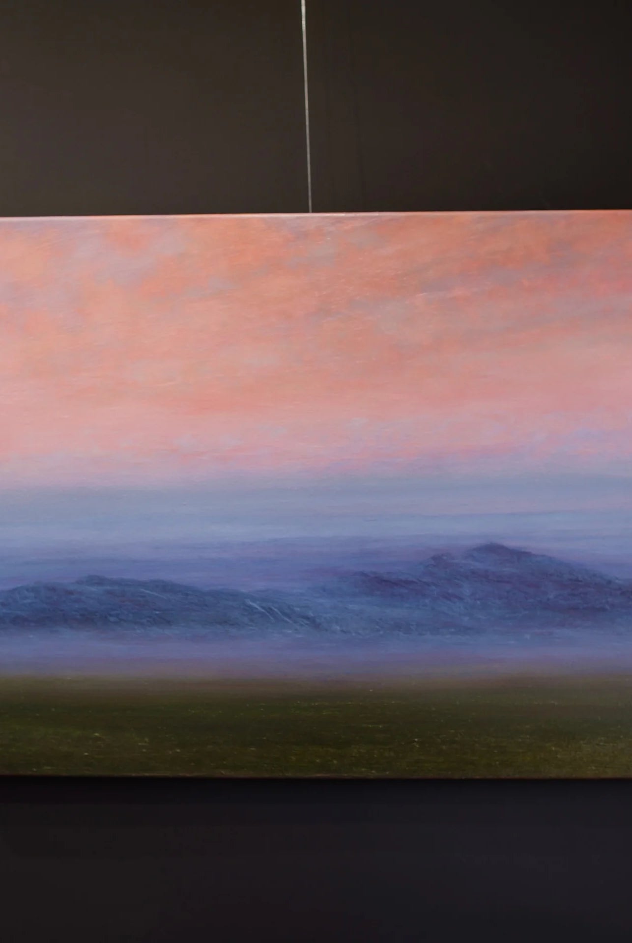 Image featuring an original oil on canvas painting by North Carolina artist David Goldman “Mountain Squall”
