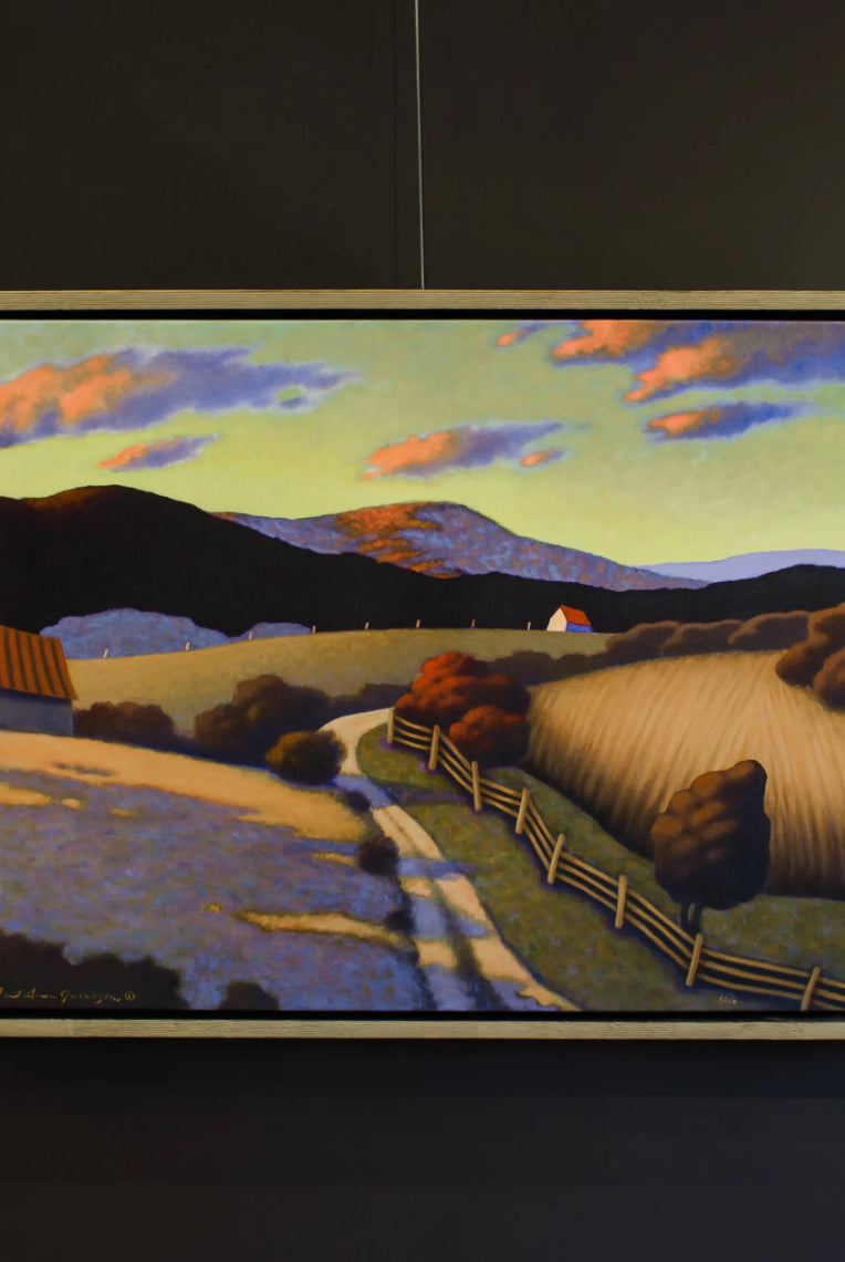 Image featuring a framed giclee from North Carolina artist Janet Green Jacobson.