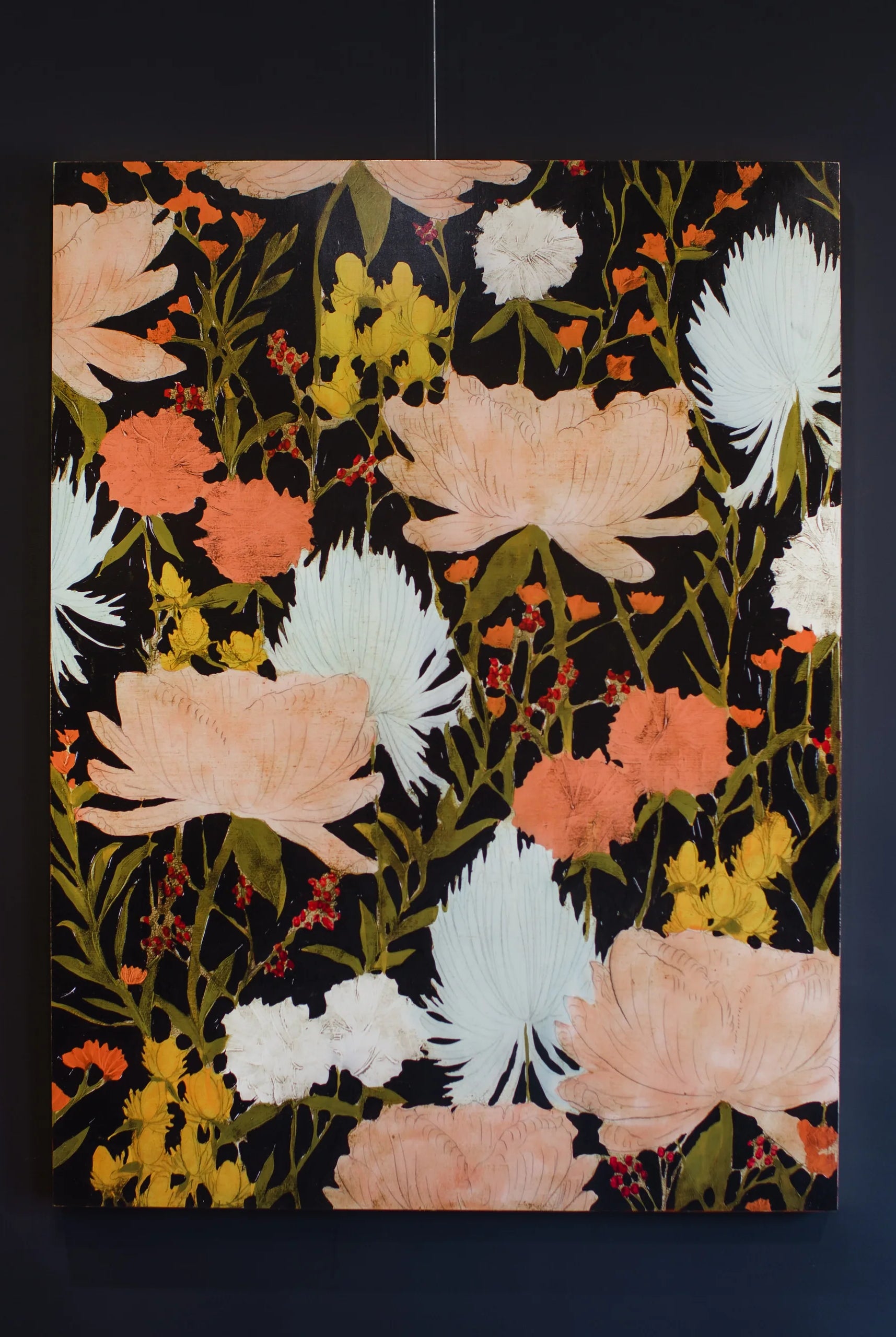 Image featuring South Carolina artist Joseph Bradley “Midnight Botanicals” Giclee