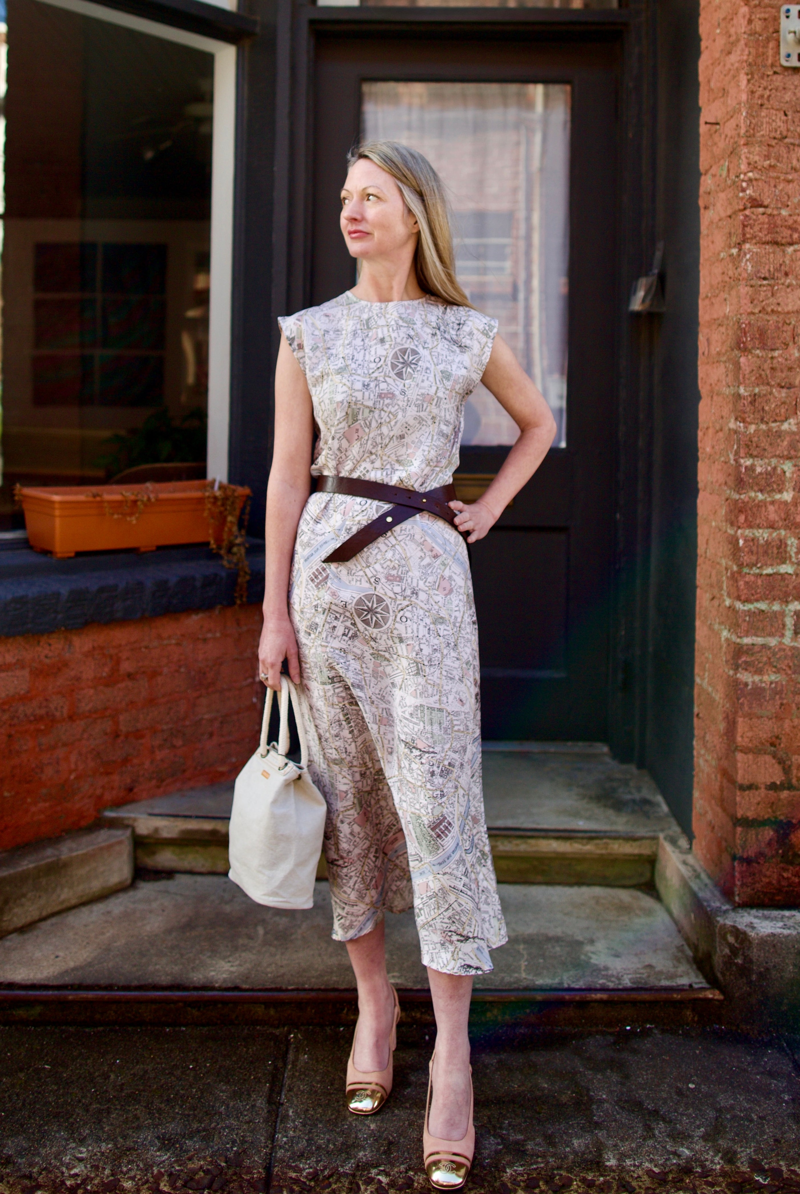 Photo of Soeur Dave handbag with refined sophistication through premium cotton construction and expertly designed crescent silhouette