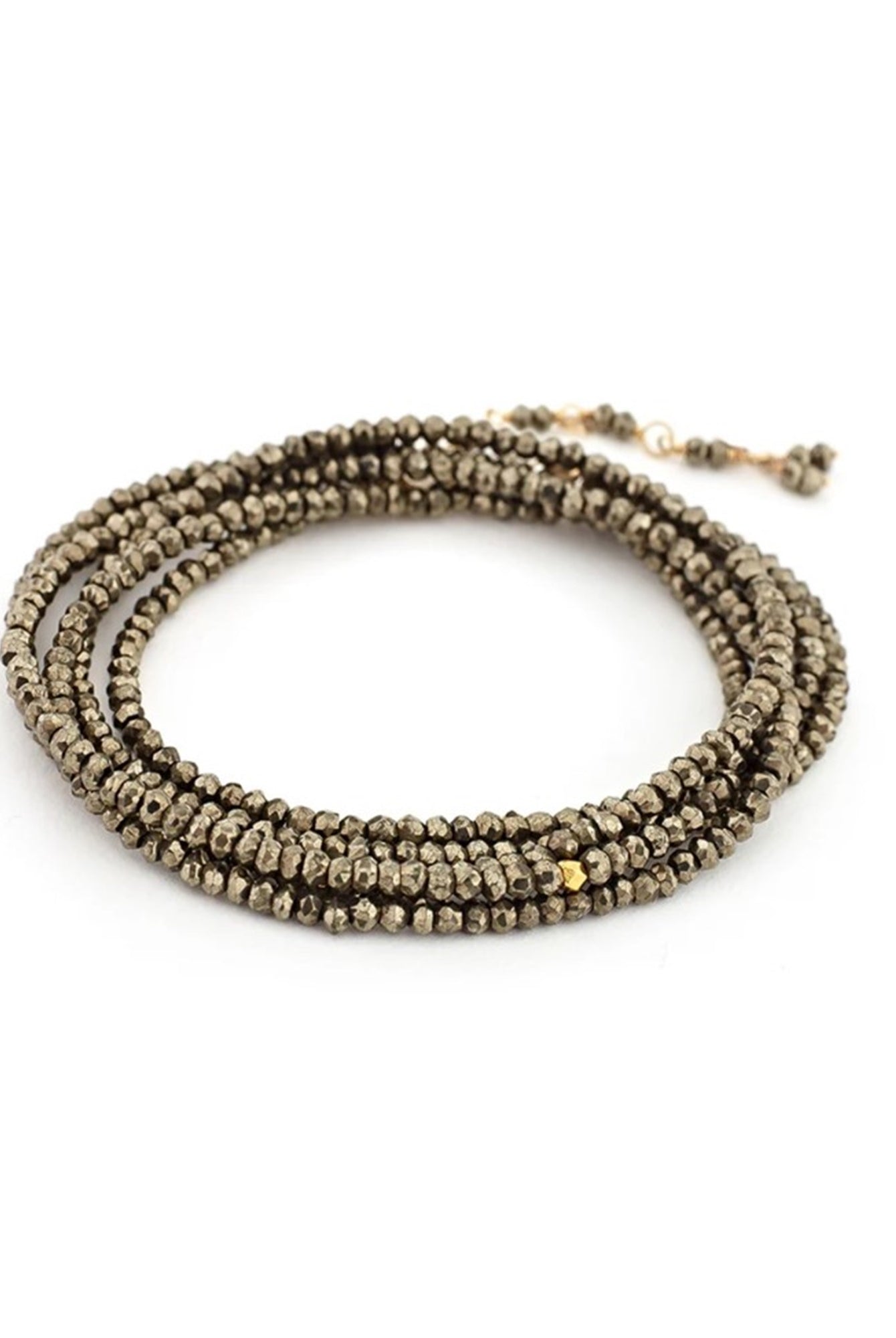 image of the anne sportun pyrite wrap bracelet