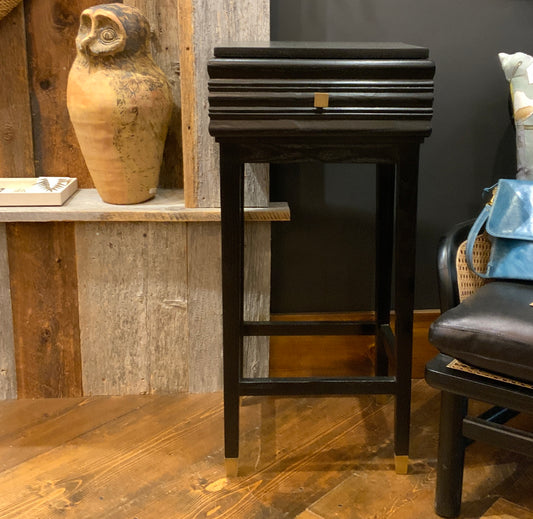 Tall Black Side Table