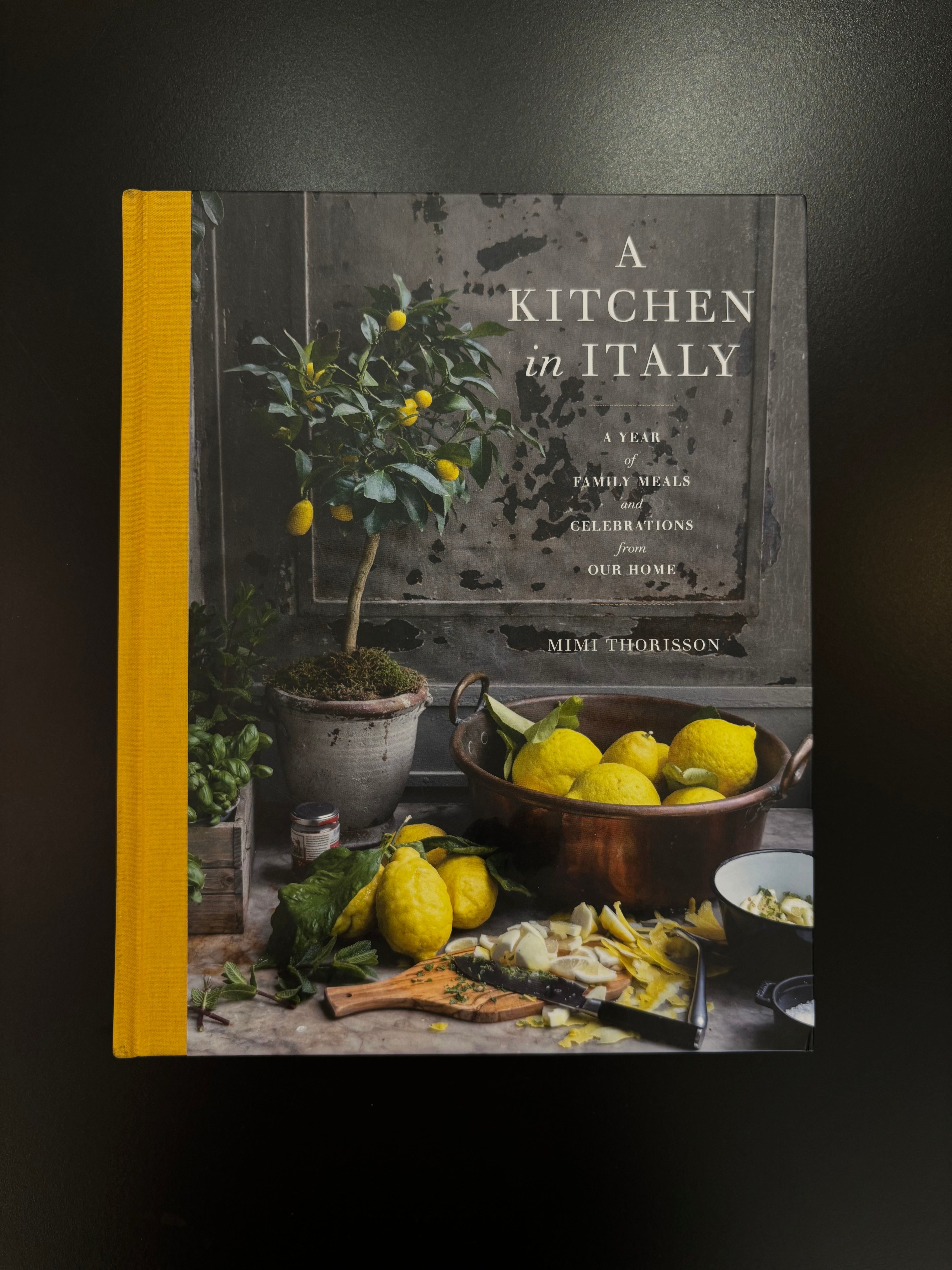 Mimi Thorisson's A Kitchen in Italy hardcover cookbook-memoir of regional Italian recipes and atmospheric photography gift-worthy