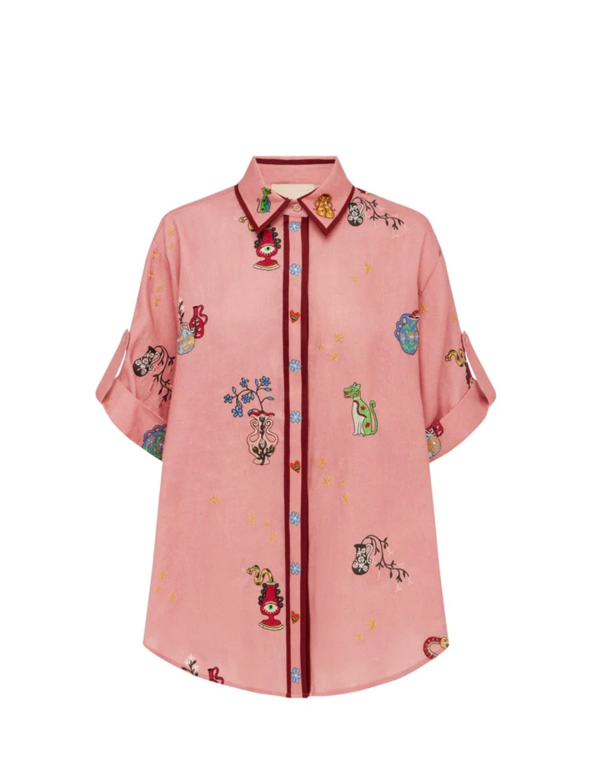 Image of the Alemais Timmy Embroidered Shirt