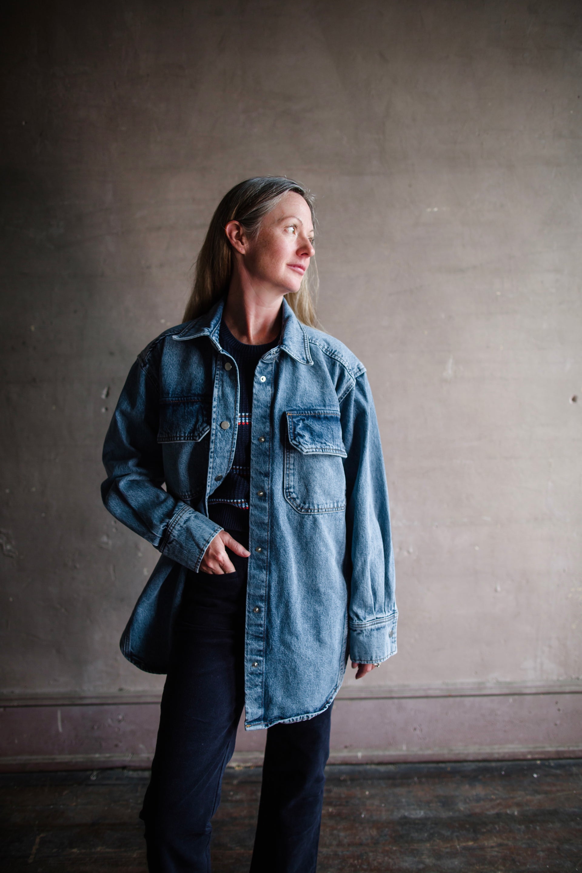 APIECE APART | PIA JACKET | BLUE | FINAL SALE