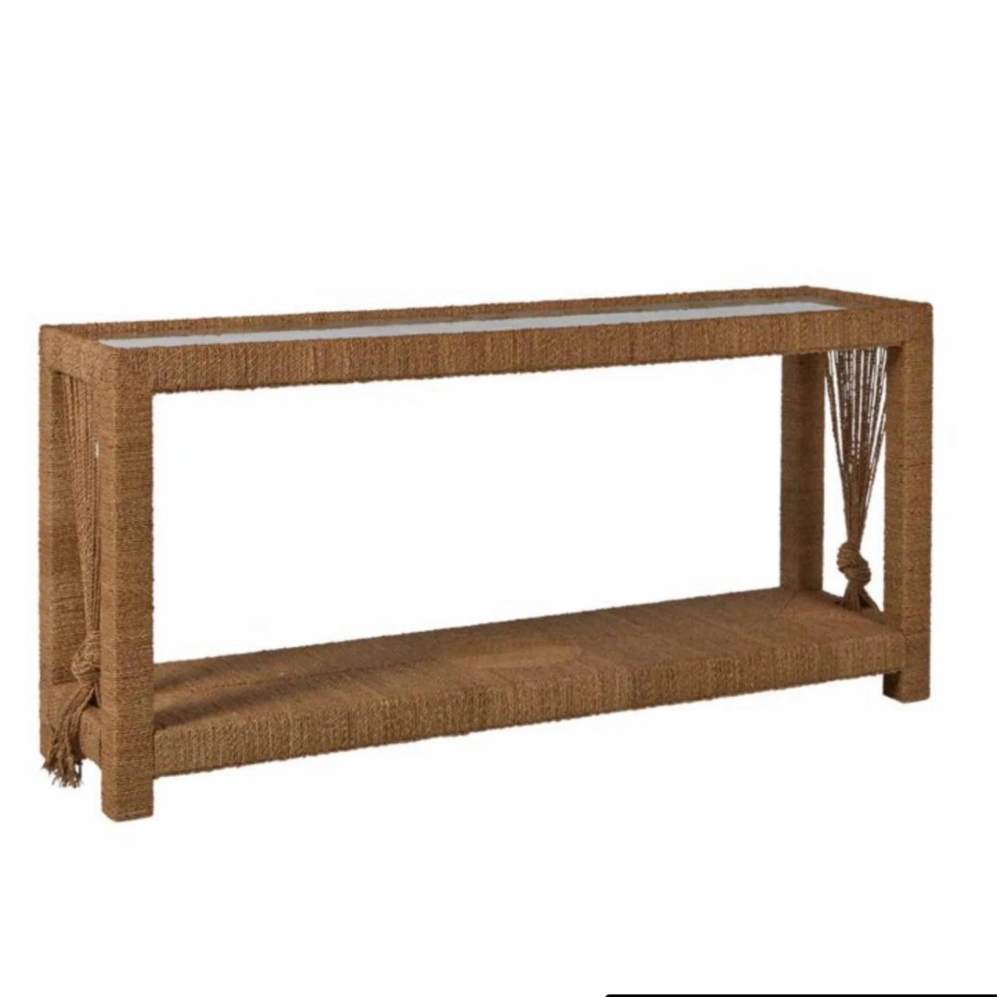 Sea grass console tables