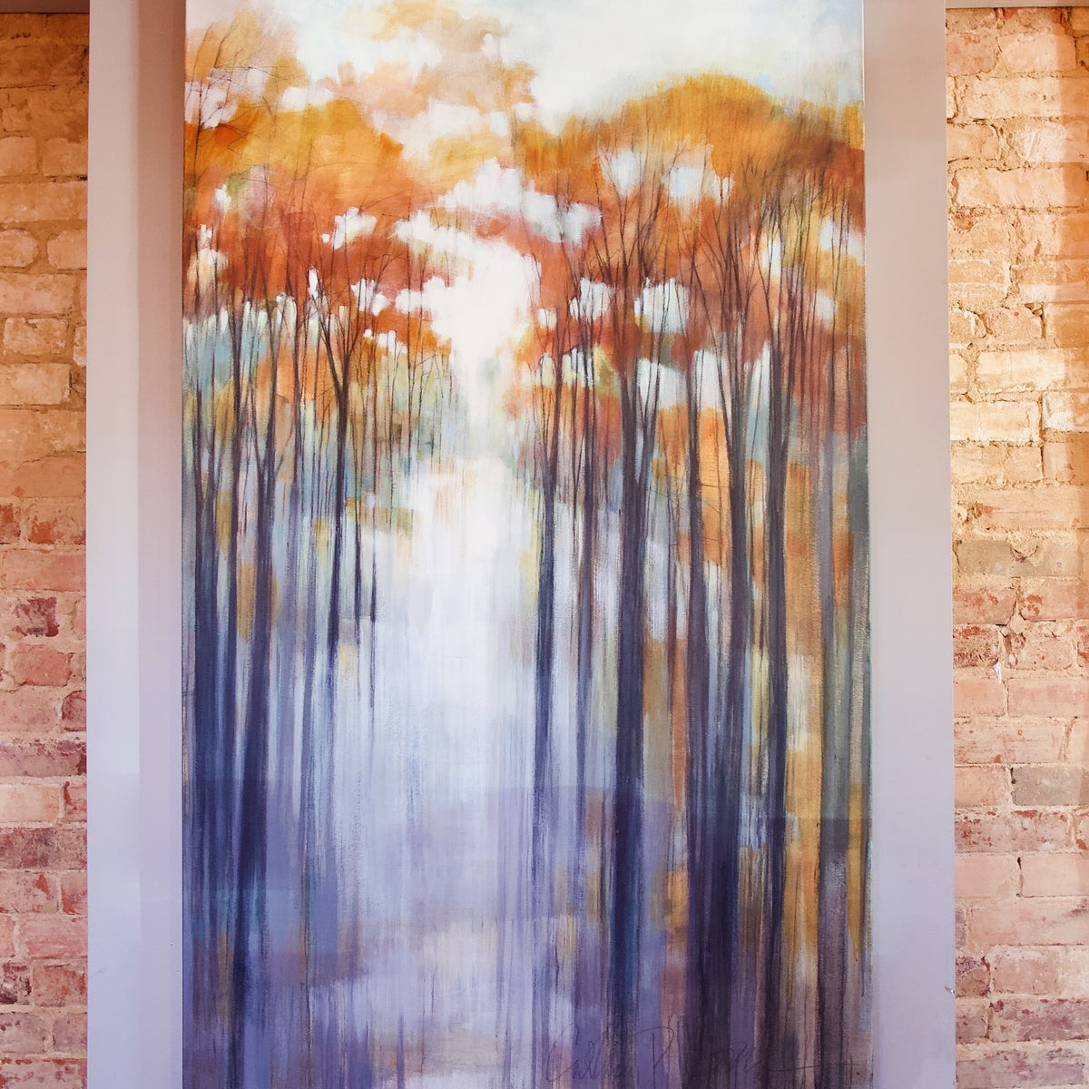 CATHRYN COOPER | AUTUMN RAIN II | ORIGINAL PAINTING – Woodlands