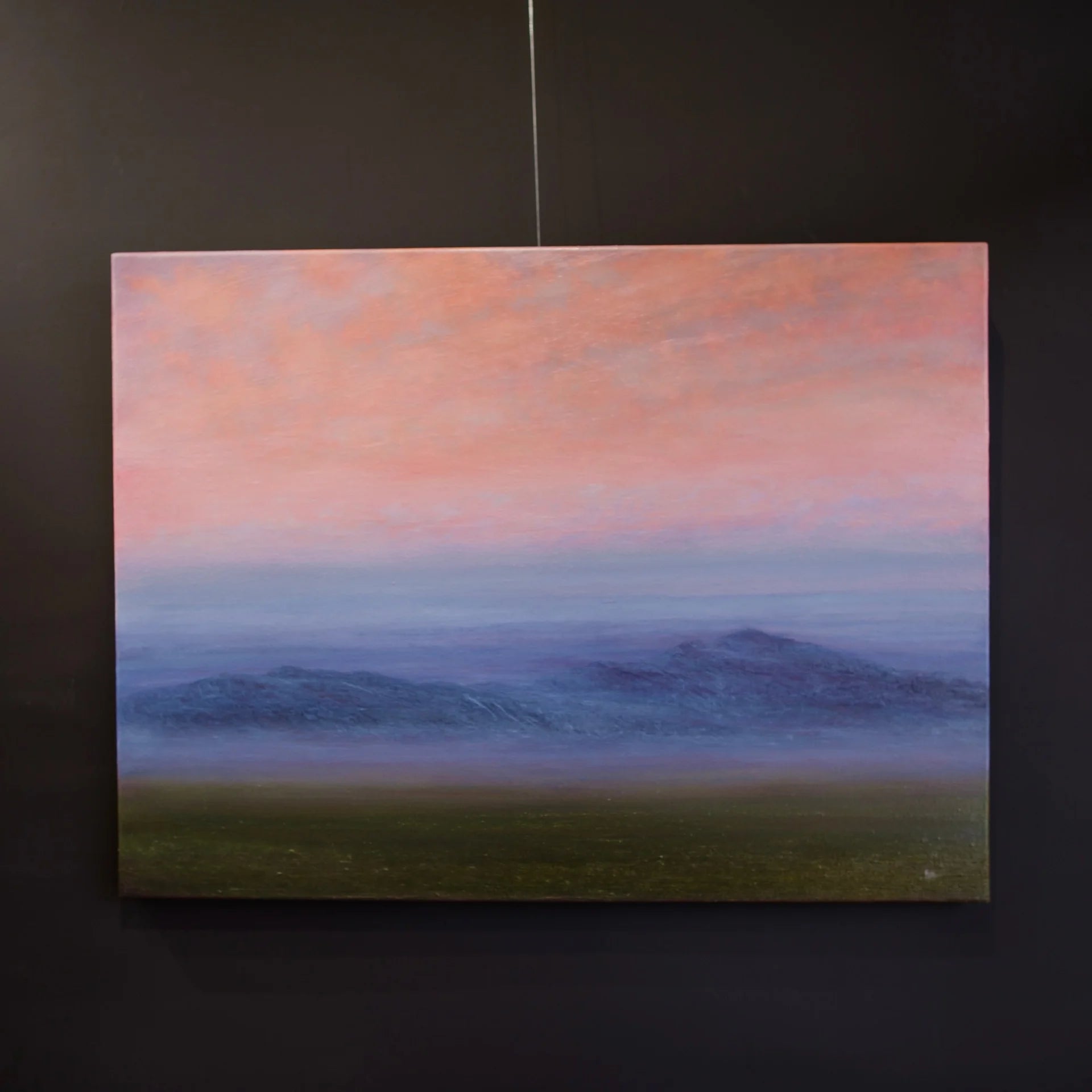 Image featuring an original oil on canvas painting by North Carolina artist David Goldman “Mountain Squall”