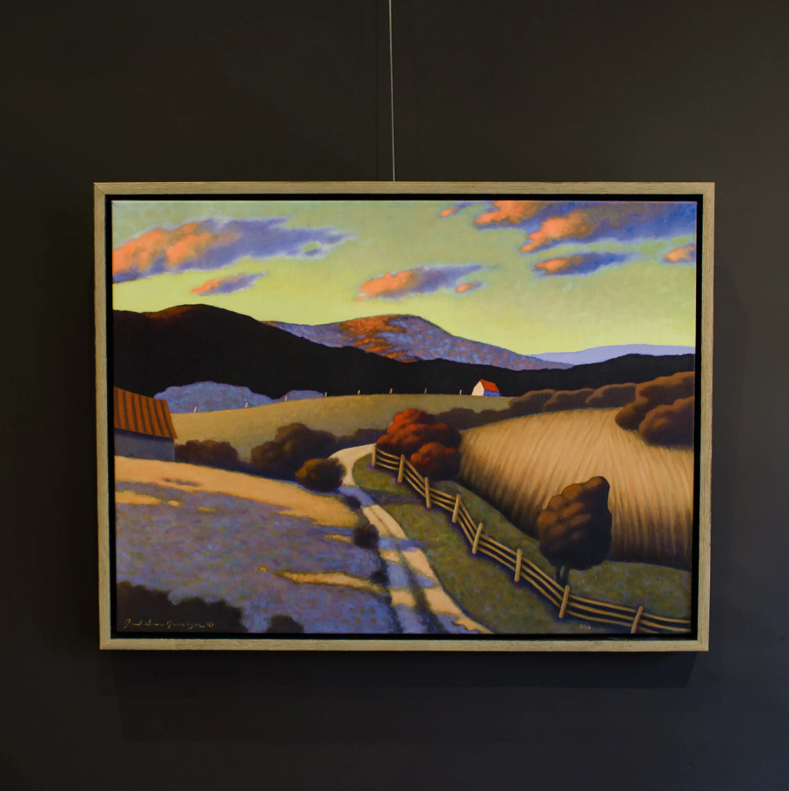 Image featuring a framed giclee from North Carolina artist Janet Green Jacobson.