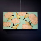 Image featuring giclee painting from South Carolina artist Joseph Bradley of Blossoms & Finches