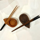 Solid wood Sushi Set artisan home object Hand carved from premium hardwood made in USA