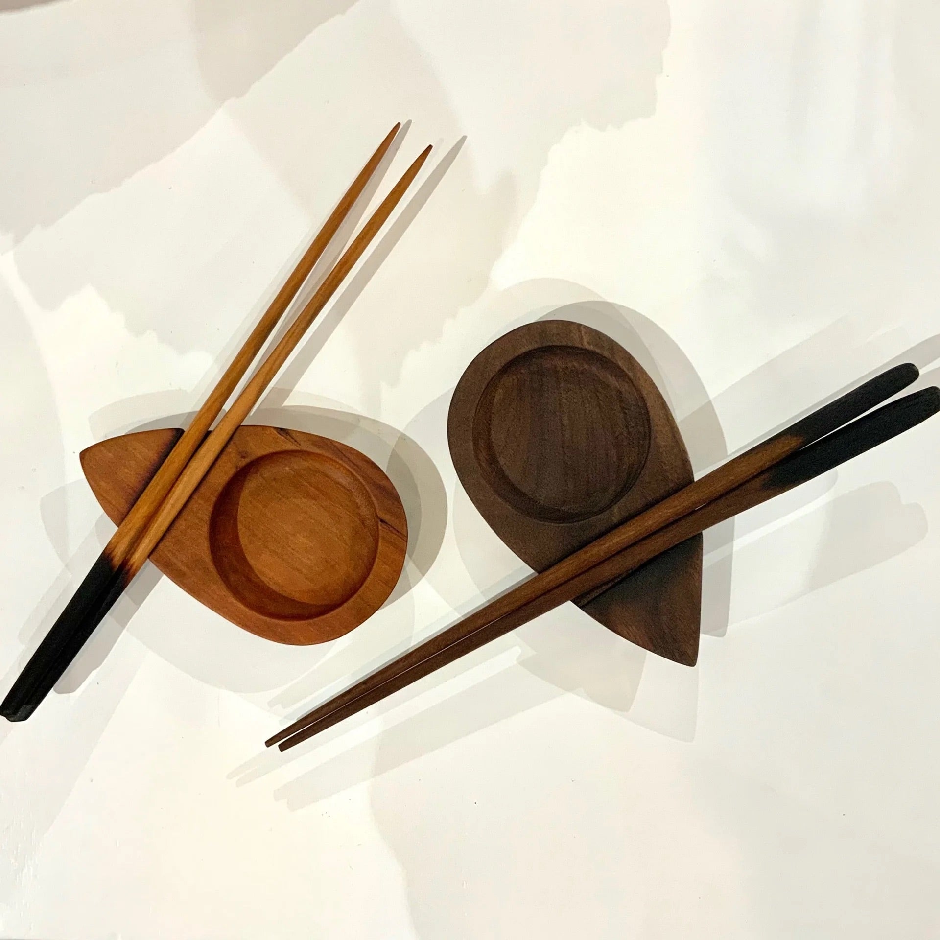Solid wood Sushi Set artisan home object Hand carved from premium hardwood made in USA