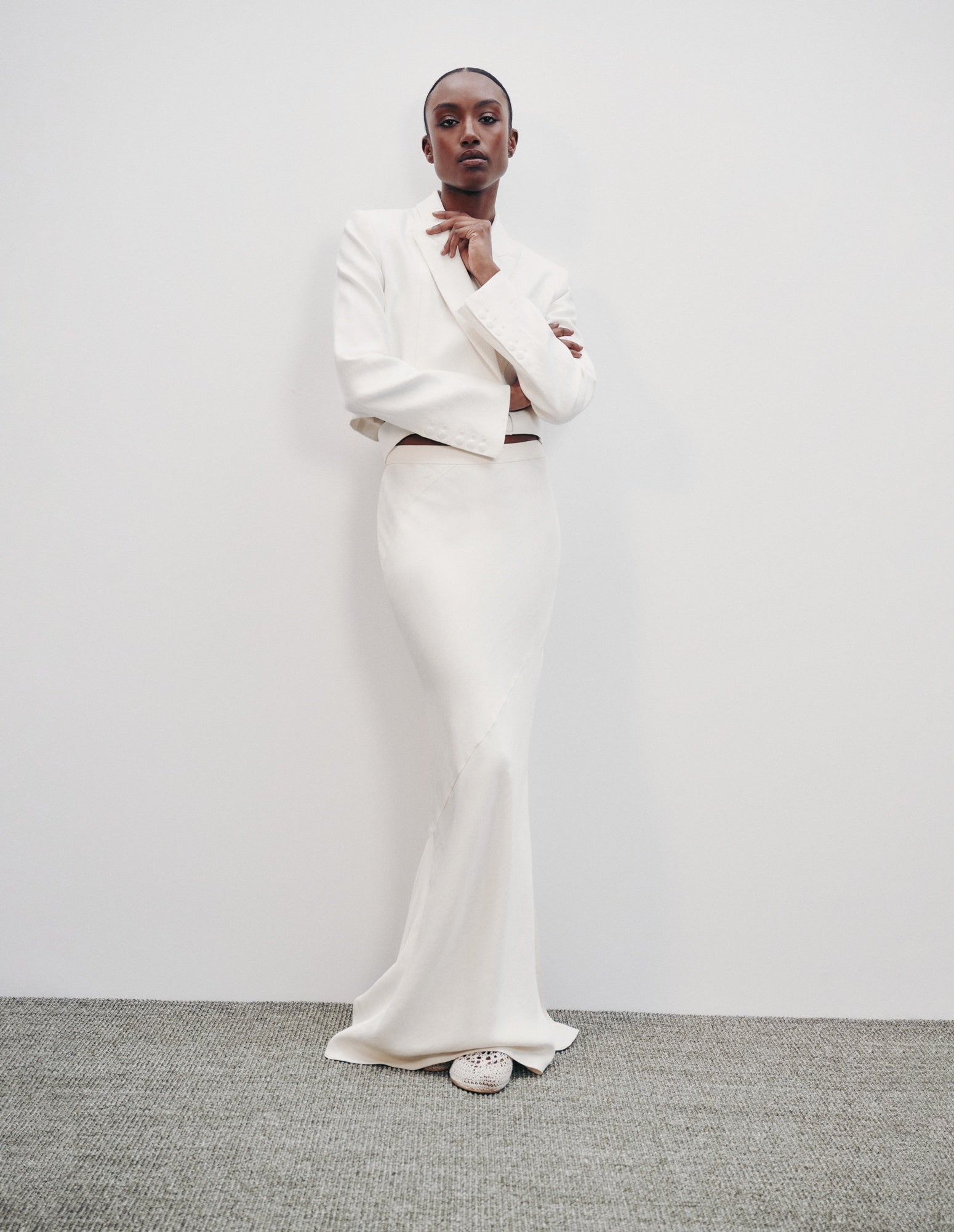Model image of a woman wearing the TWP My Endless Love Skirt
