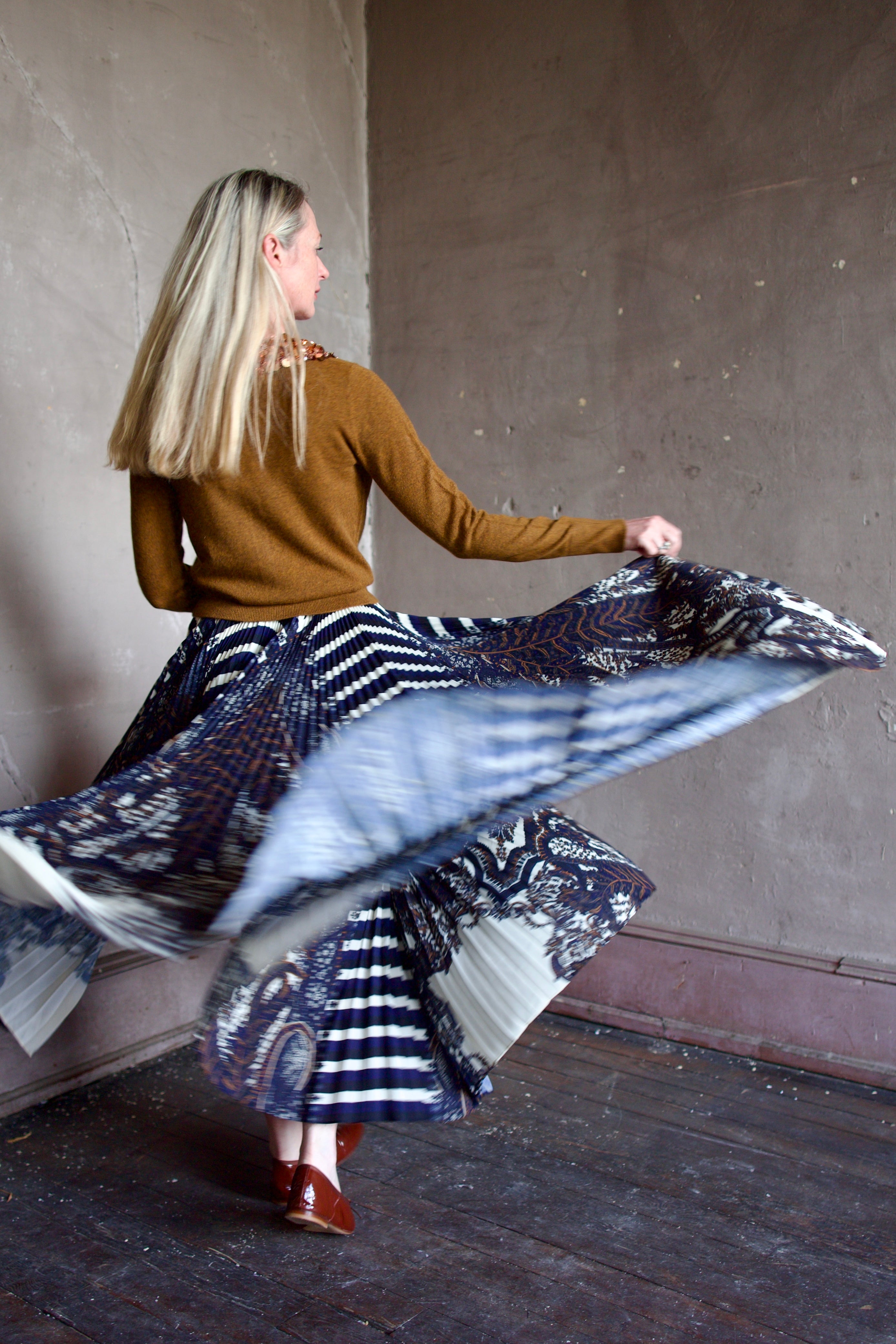 スカート Yumin Ha by oliwa design skirt ☆YOUTHBATH☆ YB x Oliwa Checkered Pleated Wrap Skirt