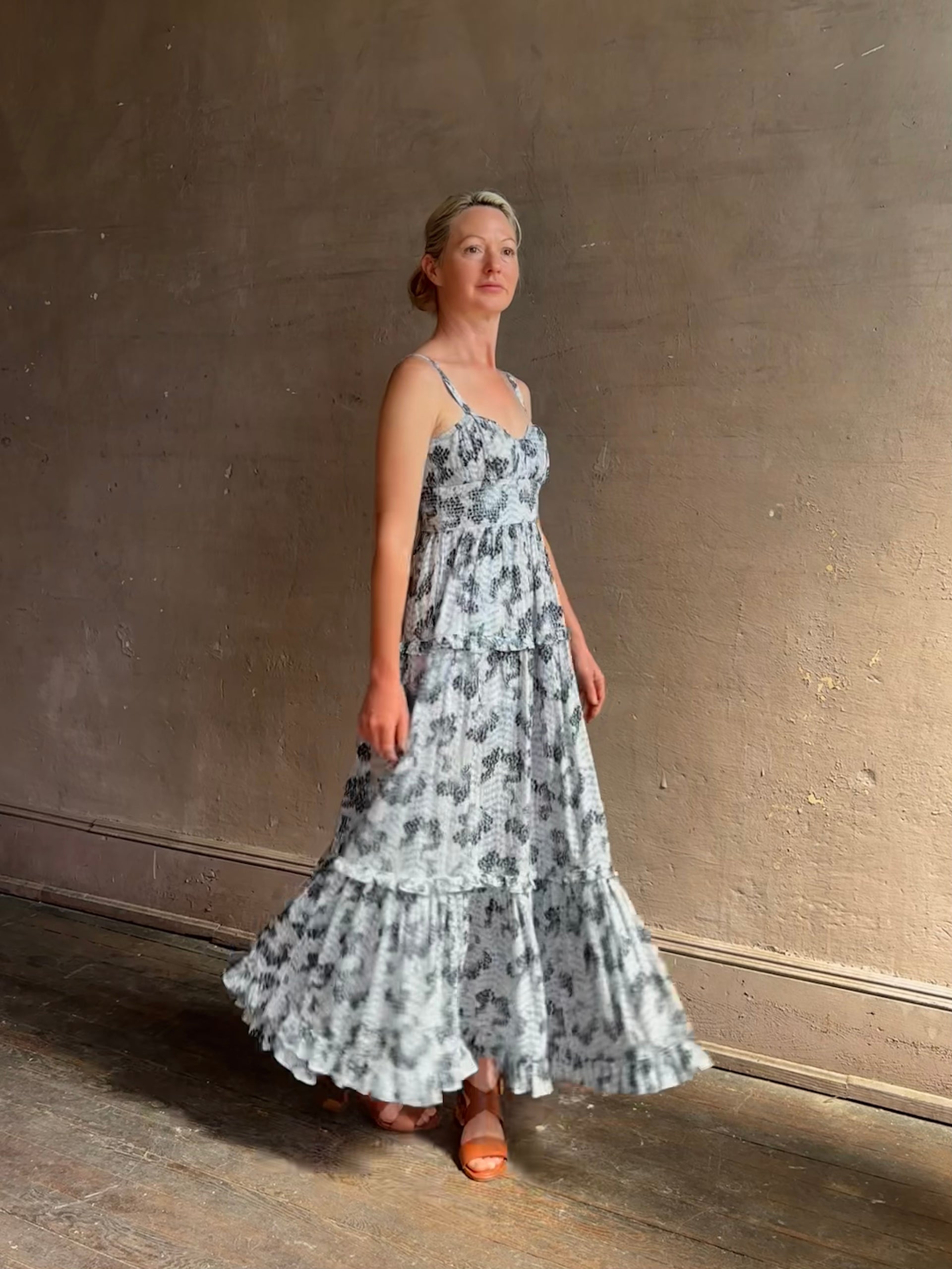 cami cotton dress Ulla Johnson | Ophelia Center to Center Measurement:128mm boho_collection A strapless or backless KissProm Flutter Sleeve V-Neck