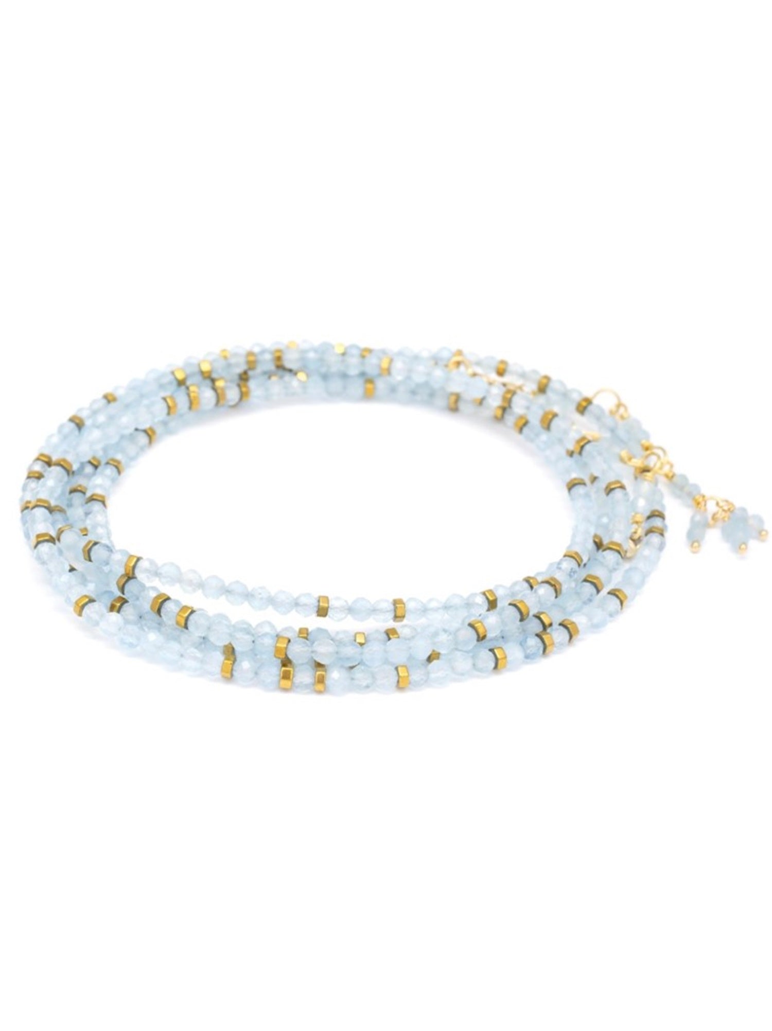 image of the anne sportun aquamarine wrap bracelet