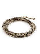 image of the anne sportun pyrite wrap bracelet