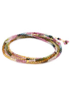 image of the anne sportun watermelon tourmaline wrap bracelet