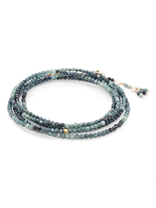 Anne Sportun Blue Tourmaline Wrap Bracelet - Necklace