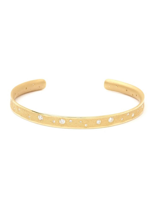 Anne Sportun Diamond Stardust Cuff 18k Yellow Gold