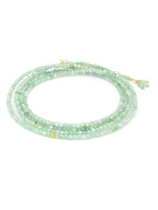 Anne Sportun Emerald Wrap Bracelet-Necklace