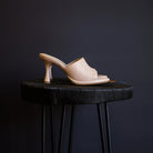 Image featuring M. Gemi heel shoes are designed in soft Italian leather with a 3" heel and handmade in Toscana, Italy.