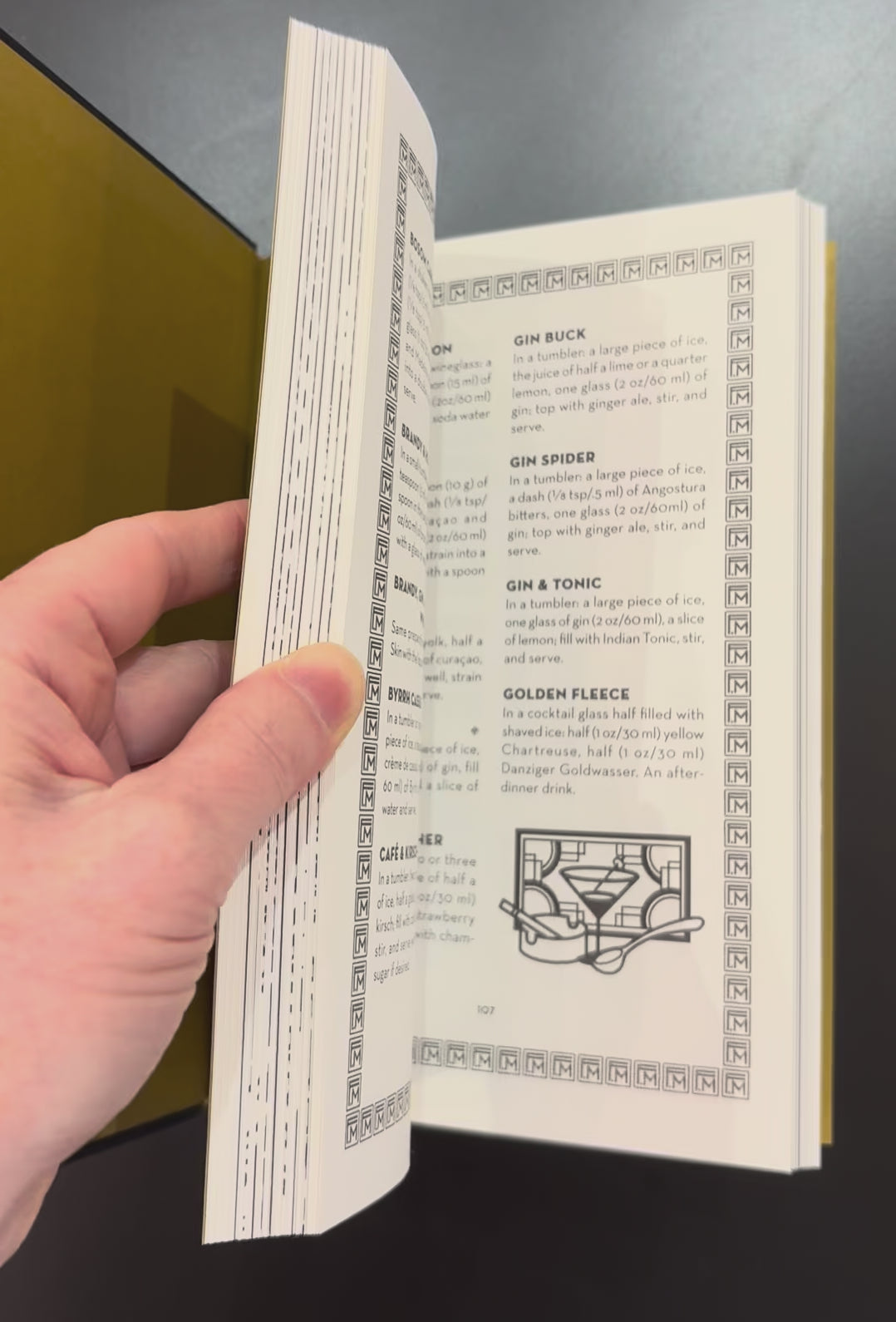 Video flipping through Philippe Collin's The Art of Cocktails book on cocktail craft, history, and hospitality. Elegant, giftable bar essential.
