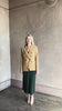 Video reviewing Veronica Beard Miller Dickey Jacket in Heritage Khaki tailored blazer flattering back darts made in USA