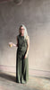 video reviewing luxury women's clothing brand TWP rosin Demie wide leg trouser linen viscose blend fabric