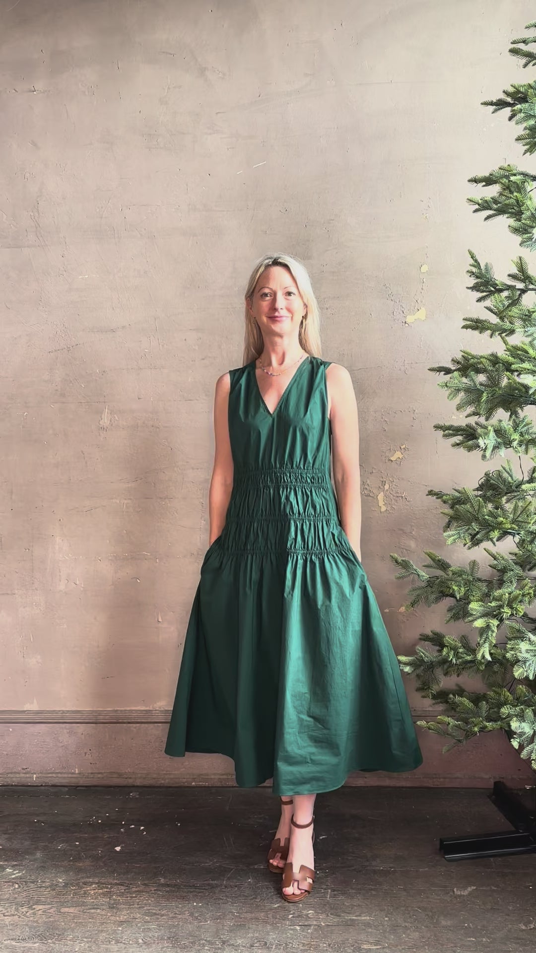 PROENZA SCHOULER WL | LOREN DRESS | SPRUCE GREEN – Woodlands
