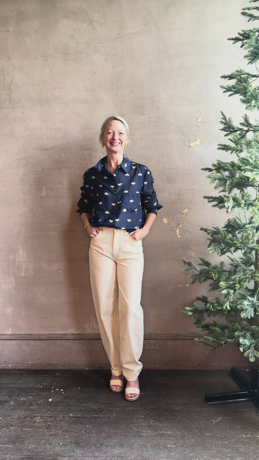 RACHEL COMEY | LILO TOP | NAVY | FINAL SALE – Woodlands