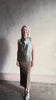 Video reviewing Veronica Beard’s Tam Silk Top in Pewter waterfall neckline keyhole back closure quietly luminous