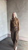 Video reviewing Nili Lotan's Shon hazel Pant fine corduroy barrel silhouette oversized pockets workwear-inspired made in USA