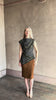 Video reviewing Veronica Beard Yvonne sleeveless Top cowl neck paisley print asymmetrical hem fashion-forward statement style